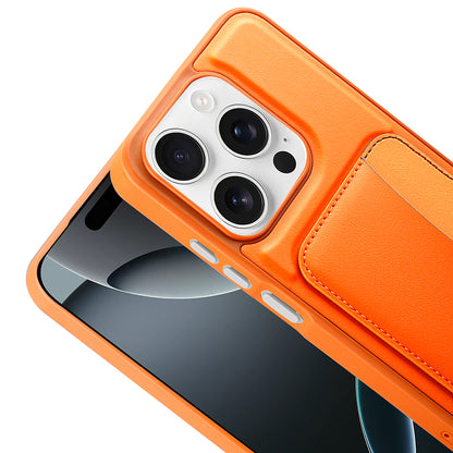 Apple iPhone 15 Kılıf Kartlıklı Zore X-Kart Silikon Kapak
