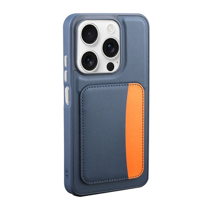 Apple iPhone 15 Kılıf Kartlıklı Zore X-Kart Silikon Kapak