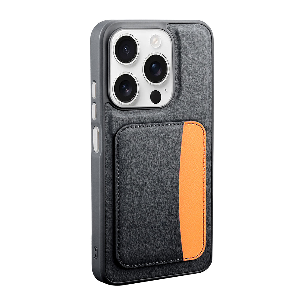 Apple iPhone 15 Kılıf Kartlıklı Zore X-Kart Silikon Kapak