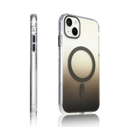 Apple iPhone 15 Kılıf M-safe Şarj Özellikli Transparan Renk Geçişli Zore Toros Kapak