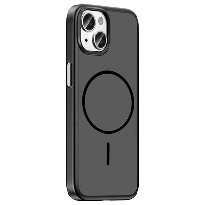 Apple iPhone 15 Kılıf M-Safe Şarj Özellikli Zore Lora PC Kapak