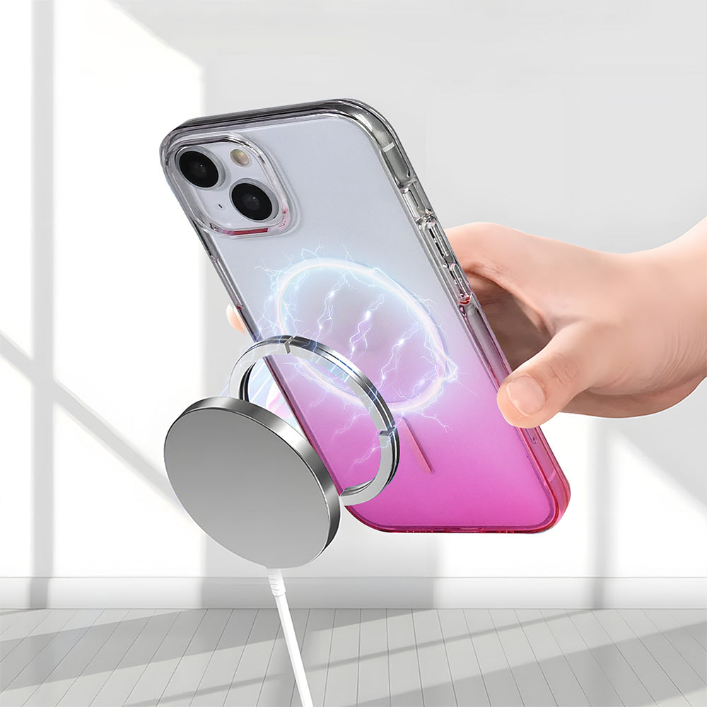 Apple iPhone 15 Kılıf M-Safe Şarj Özellikli Zore Septik Silikon Kapak