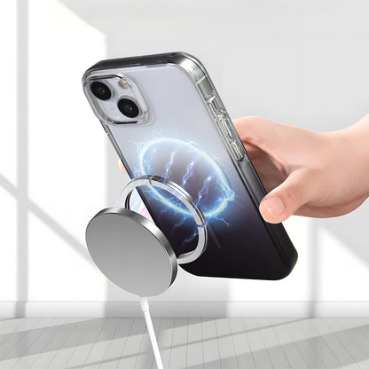 Apple iPhone 15 Kılıf M-Safe Şarj Özellikli Zore Septik Silikon Kapak