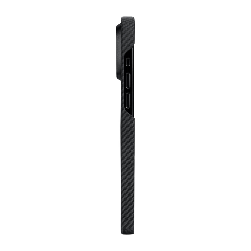 iPhone 15 Kılıf M-safe Şarj Özellikli 600D Aramid Fiber Pitaka Tactile Woven Orchestra Serisi Rhapsody Kapak