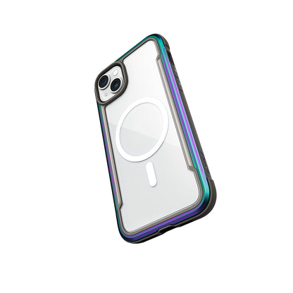 iPhone 15 Kılıf M-safe Şarj Özellikli Airbagli Raptic Shield Serisi Şeffaf Arka Yüzey Kapak