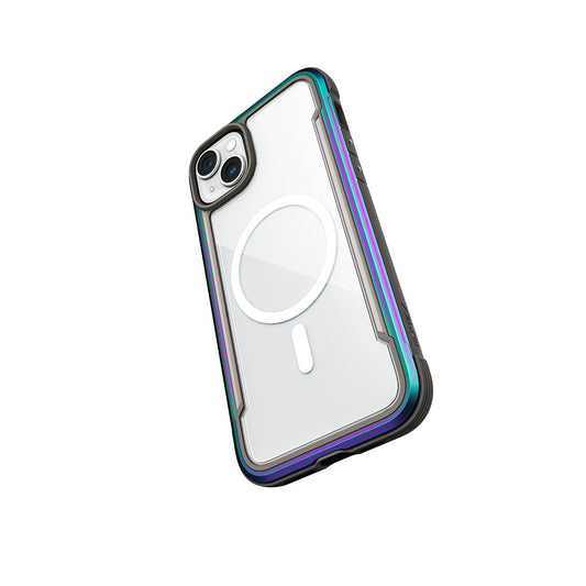 iPhone 15 Kılıf M-safe Şarj Özellikli Airbagli Raptic Shield Serisi Şeffaf Arka Yüzey Kapak