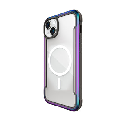iPhone 15 Kılıf M-safe Şarj Özellikli Airbagli Raptic Shield Serisi Şeffaf Arka Yüzey Kapak