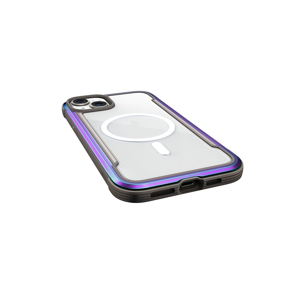 iPhone 15 Kılıf M-safe Şarj Özellikli Airbagli Raptic Shield Serisi Şeffaf Arka Yüzey Kapak