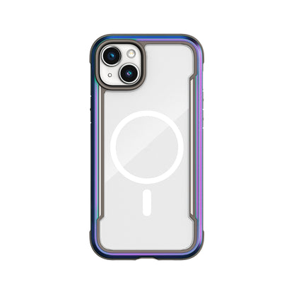iPhone 15 Kılıf M-safe Şarj Özellikli Airbagli Raptic Shield Serisi Şeffaf Arka Yüzey Kapak