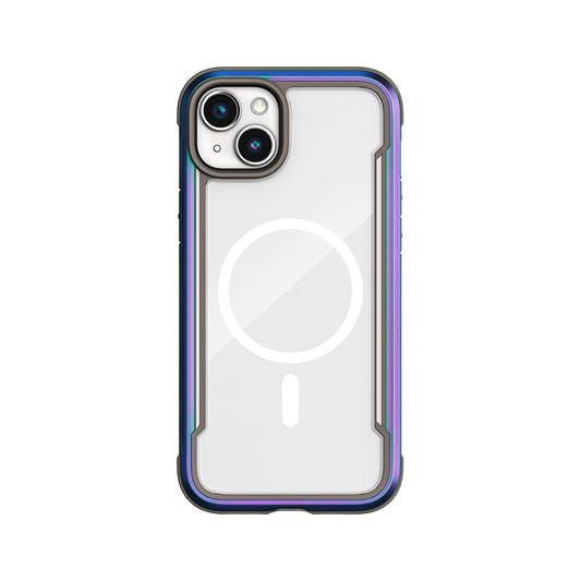 iPhone 15 Kılıf M-safe Şarj Özellikli Airbagli Raptic Shield Serisi Şeffaf Arka Yüzey Kapak