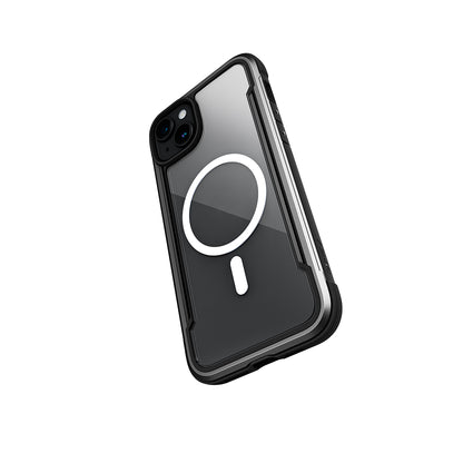 iPhone 15 Kılıf M-safe Şarj Özellikli Airbagli Raptic Shield Serisi Şeffaf Arka Yüzey Kapak
