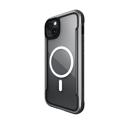 iPhone 15 Kılıf M-safe Şarj Özellikli Airbagli Raptic Shield Serisi Şeffaf Arka Yüzey Kapak