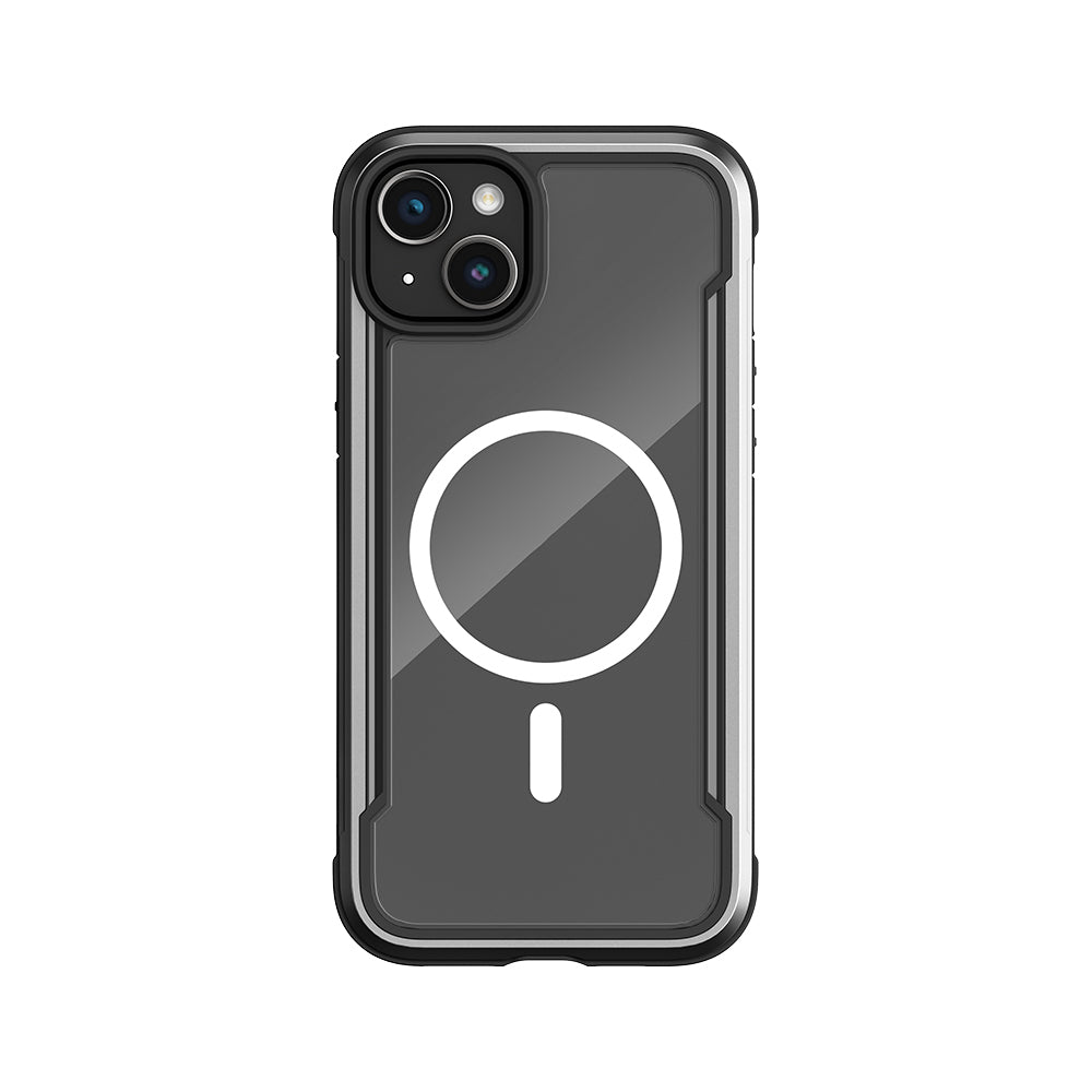 iPhone 15 Kılıf M-safe Şarj Özellikli Airbagli Raptic Shield Serisi Şeffaf Arka Yüzey Kapak
