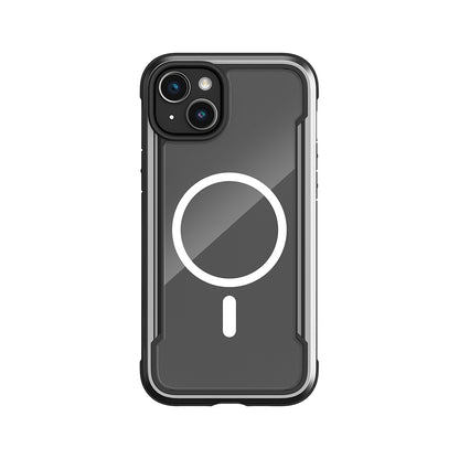 iPhone 15 Kılıf M-safe Şarj Özellikli Airbagli Raptic Shield Serisi Şeffaf Arka Yüzey Kapak