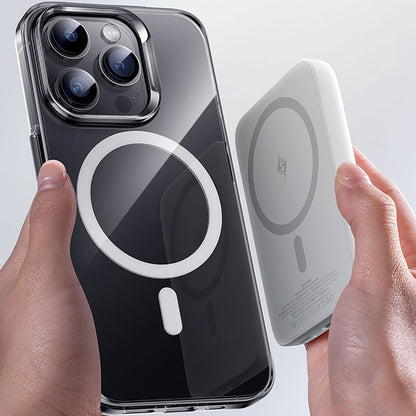 iPhone 15 Kılıf M-safe Şarj Özellikli Benks Crystal Serisi Şeffaf Kapak