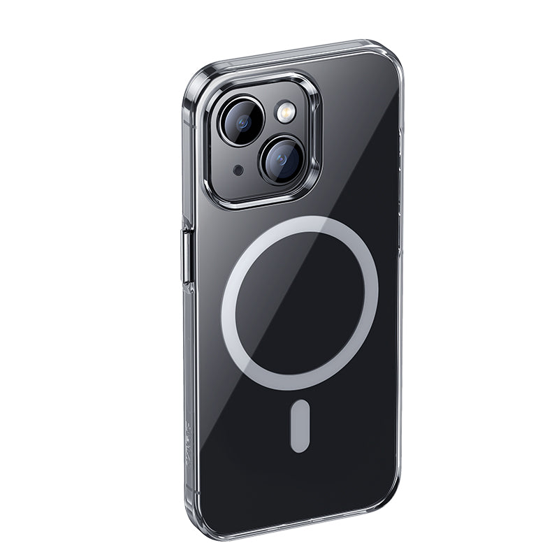 iPhone 15 Kılıf M-safe Şarj Özellikli Benks Crystal Serisi Şeffaf Kapak