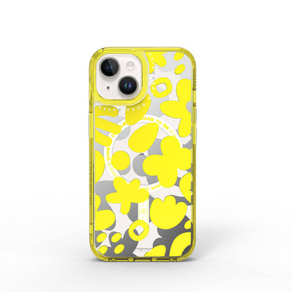 iPhone 15 Kılıf M-safe Şarj Özellikli Boya Desenli Wiwu Fluorescent G Serisi Kapak