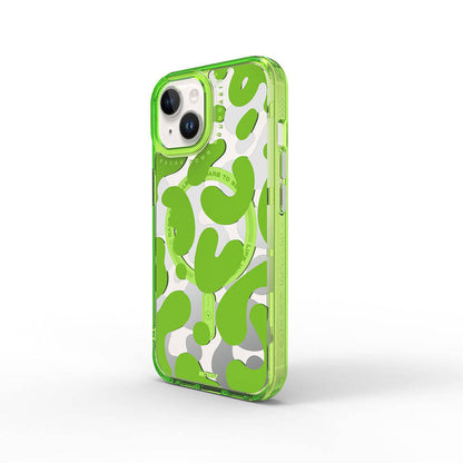 iPhone 15 Kılıf M-safe Şarj Özellikli Boya Desenli Wiwu Fluorescent G Serisi Kapak