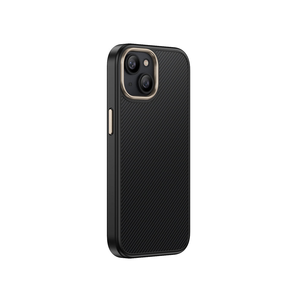Apple iPhone 15 Kılıf M-safe Şarj Özellikli Karbon Fiber Görünümlü Zore Antina Kapak