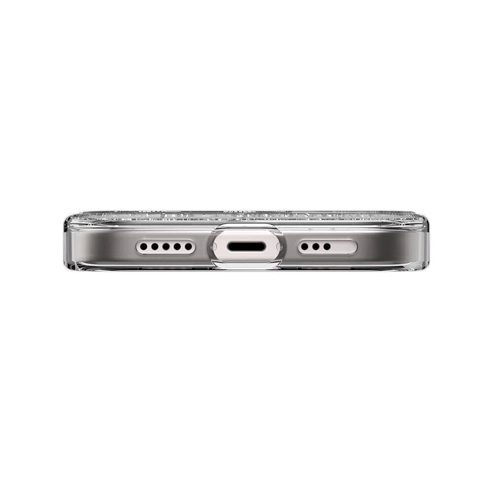 iPhone 15 Kılıf M-safe Şarj Özellikli Parlayan Simli Şeffaf Lisanslı Switcheasy Starfield-M Kapak
