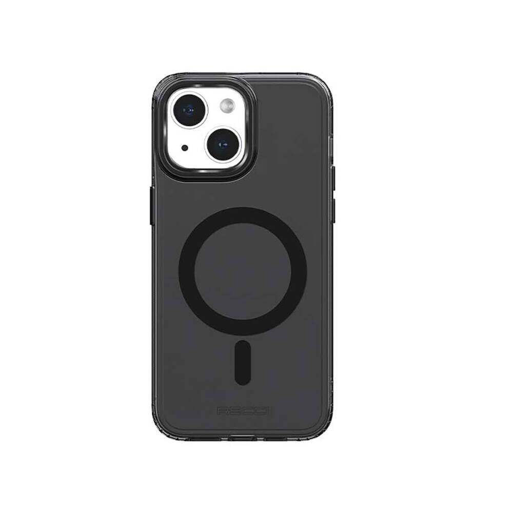 iPhone 15 Kılıf M-safe Şarj Özellikli Saydam Arka Yüzey Recci Crystal Color Serisi Kapak