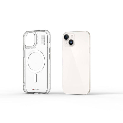 iPhone 15 Kılıf M-safe Şarj Özellikli Şeffaf Transparan Wiwu Turkey D Serisi Kapak