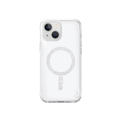 iPhone 15 Kılıf M-safe Şarj Özellikli Simli Magnetik Coehl Glace Kapak