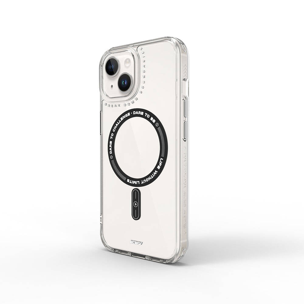 iPhone 15 Kılıf M-safe Şarj Özellikli Wiwu Basic Color J Serisi Kapak