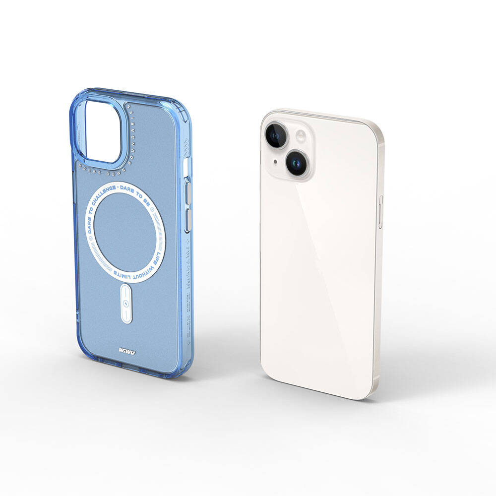 iPhone 15 Kılıf M-safe Şarj Özellikli Wiwu Basic Color J Serisi Kapak