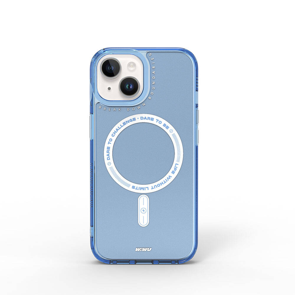 iPhone 15 Kılıf M-safe Şarj Özellikli Wiwu Basic Color J Serisi Kapak