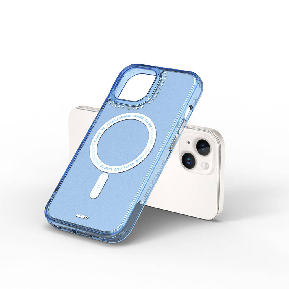 iPhone 15 Kılıf M-safe Şarj Özellikli Wiwu Basic Color J Serisi Kapak