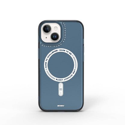 iPhone 15 Kılıf M-safe Şarj Özellikli Wiwu Basic Color J Serisi Kapak