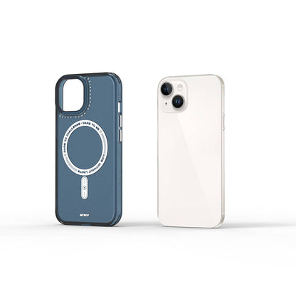 iPhone 15 Kılıf M-safe Şarj Özellikli Wiwu Basic Color J Serisi Kapak