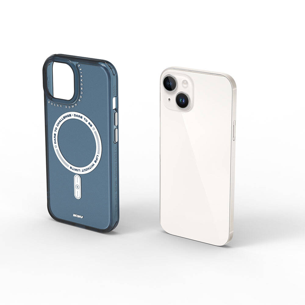 iPhone 15 Kılıf M-safe Şarj Özellikli Wiwu Basic Color J Serisi Kapak