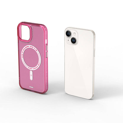 iPhone 15 Kılıf M-safe Şarj Özellikli Wiwu Basic Color J Serisi Kapak