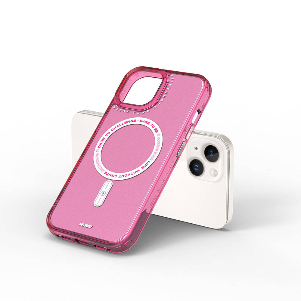 iPhone 15 Kılıf M-safe Şarj Özellikli Wiwu Basic Color J Serisi Kapak
