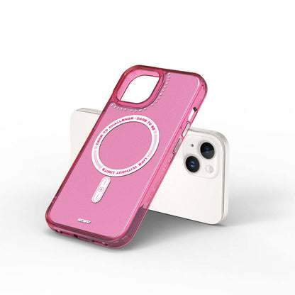 iPhone 15 Kılıf M-safe Şarj Özellikli Wiwu Basic Color J Serisi Kapak
