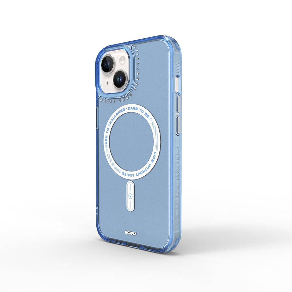 iPhone 15 Kılıf M-safe Şarj Özellikli Wiwu Basic Color J Serisi Kapak
