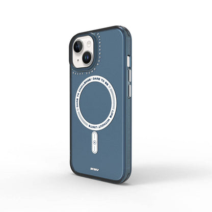 iPhone 15 Kılıf M-safe Şarj Özellikli Wiwu Basic Color J Serisi Kapak