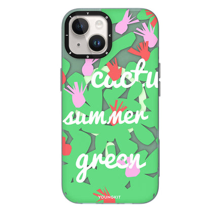iPhone 15 Kılıf M-safe Şarj Özellikli Yaz Meyvesi Desenli Youngkit Fruity Flavour Serisi Kapak