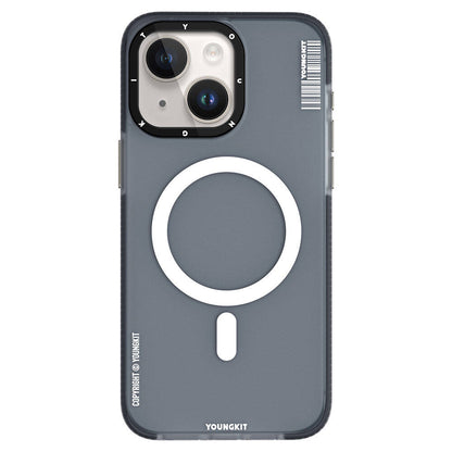iPhone 15 Kılıf M-safe Şarj Özellikli Youngkit Jiansha Serisi Kapak