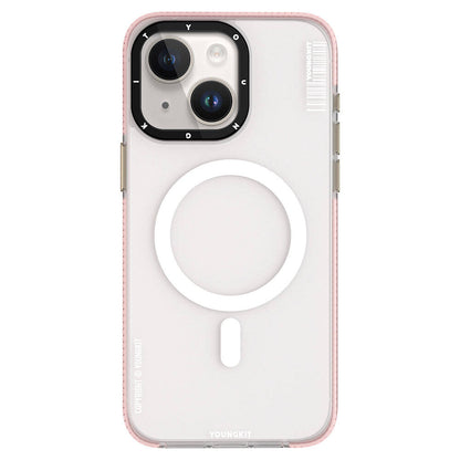 iPhone 15 Kılıf M-safe Şarj Özellikli Youngkit Jiansha Serisi Kapak