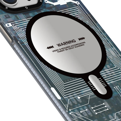 iPhone 15 Kılıf M-safe Şarj Özellikli YoungKit Technology Serisi Kapak