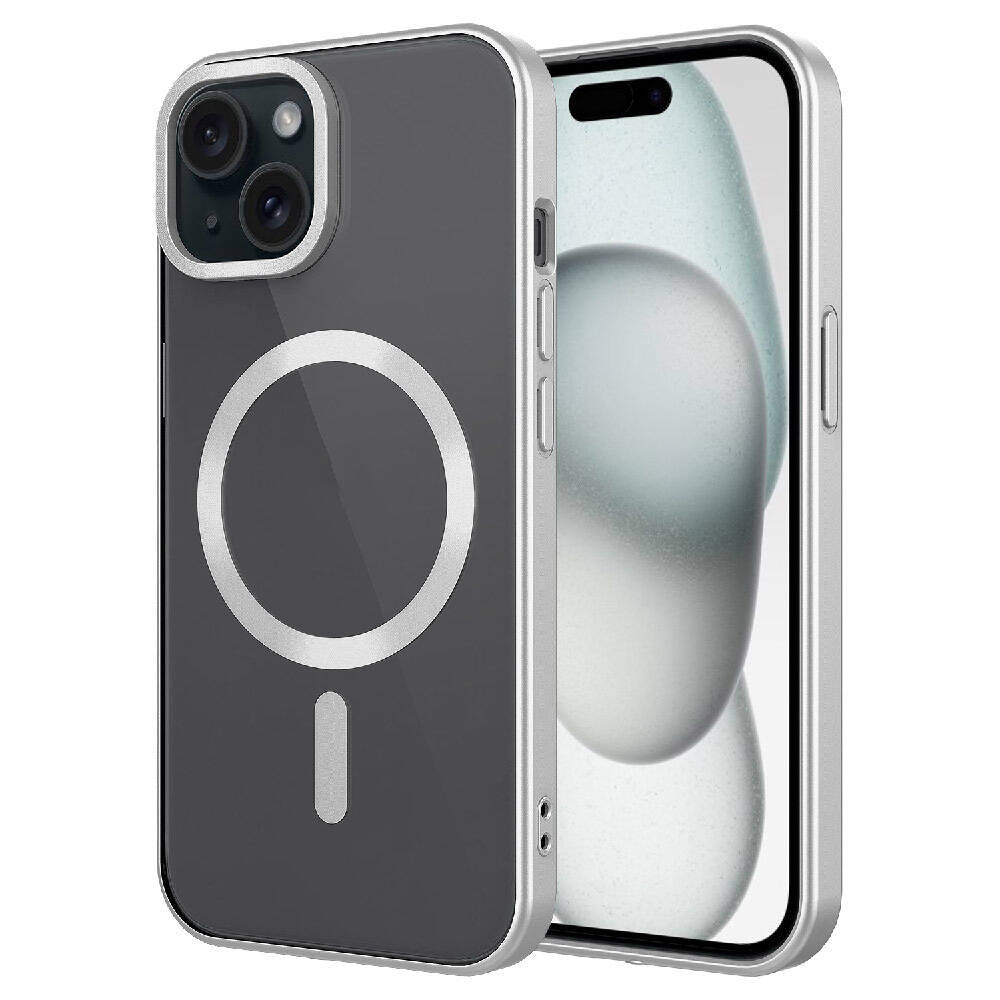 Apple iPhone 15 Kılıf Mat Tasarımlı M-safe Wireless Şarj Özellikli Zore Mat Setro Kapak
