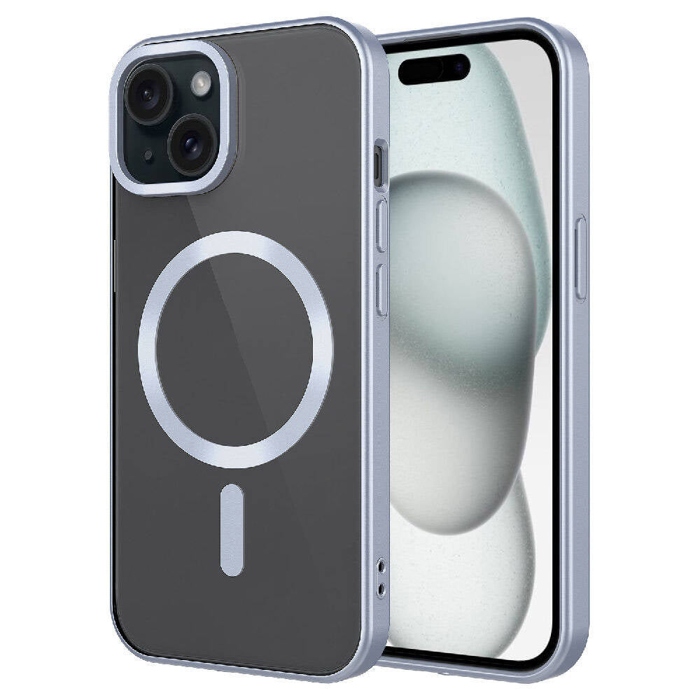 Apple iPhone 15 Kılıf Mat Tasarımlı M-safe Wireless Şarj Özellikli Zore Mat Setro Kapak