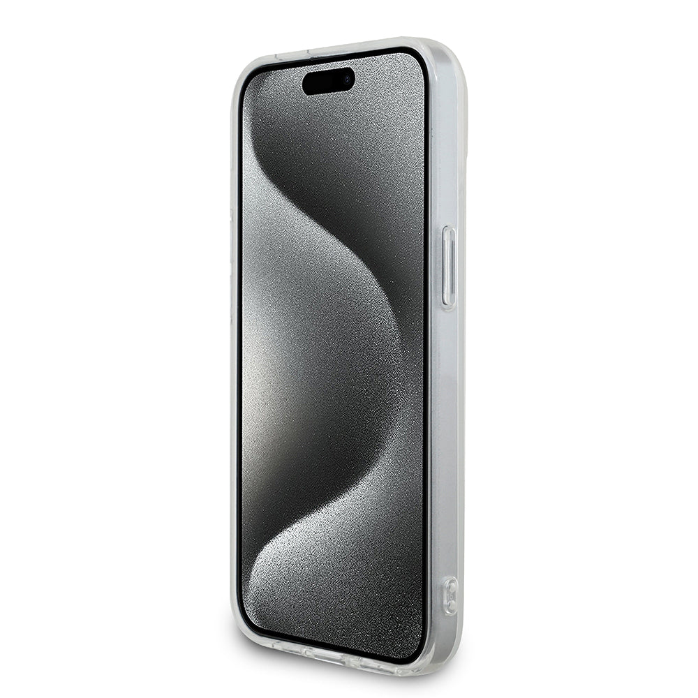 iPhone 15 Kılıf Mercedes Benz Orjinal Lisanslı New Urban 3 IML Baskılı Paralel Çizgi Desenli Kapak