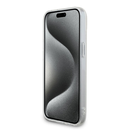 iPhone 15 Kılıf Mercedes Benz Orjinal Lisanslı New Urban 3 IML Baskılı Paralel Çizgi Desenli Kapak