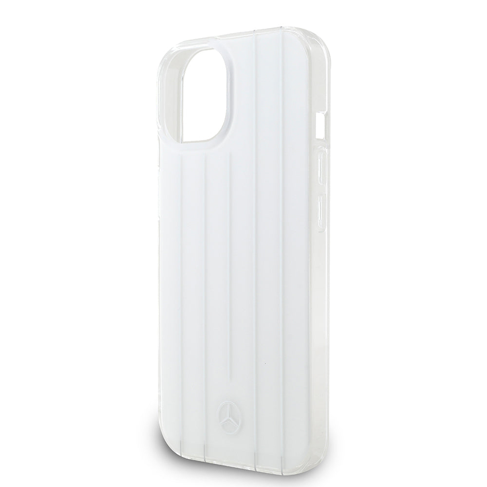 iPhone 15 Kılıf Mercedes Benz Orjinal Lisanslı New Urban 3 IML Baskılı Paralel Çizgi Desenli Kapak