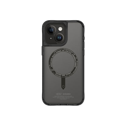 iPhone 15 Kılıf SkinArma Şeffaf Airbag Tasarımlı M-safe Şarj Özellikli Saido Kapak