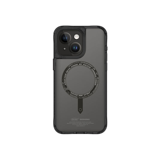 iPhone 15 Kılıf SkinArma Şeffaf Airbag Tasarımlı M-safe Şarj Özellikli Saido Kapak